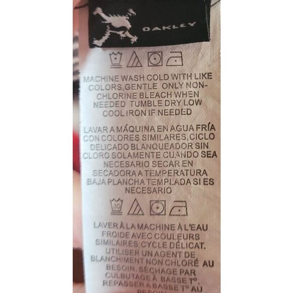 Oakley Men’s 36 Performance Golf Cargo Shorts Blue Pinstripe Hiking Trail EUC - Picture 11 of 12